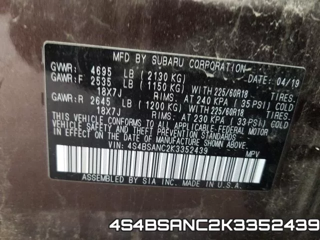4S4BSANC2K3352439