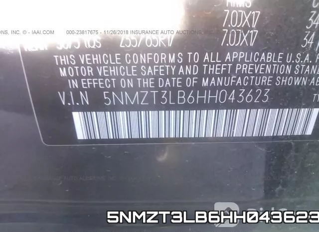 5NMZT3LB6HH043623