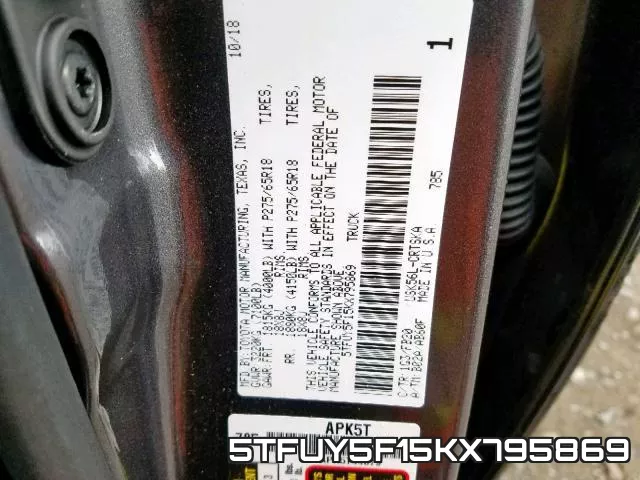5TFUY5F15KX795869