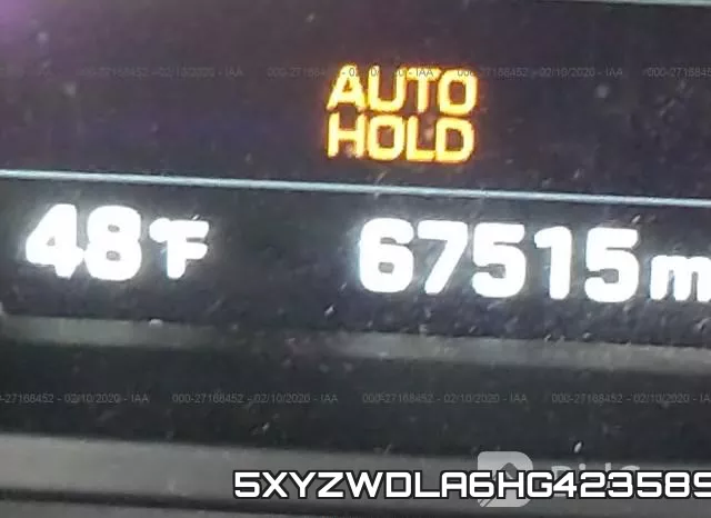 5XYZWDLA6HG423589