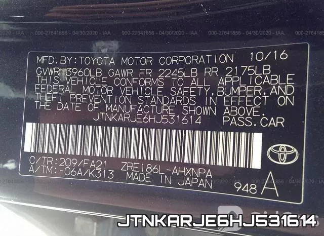 JTNKARJE6HJ531614