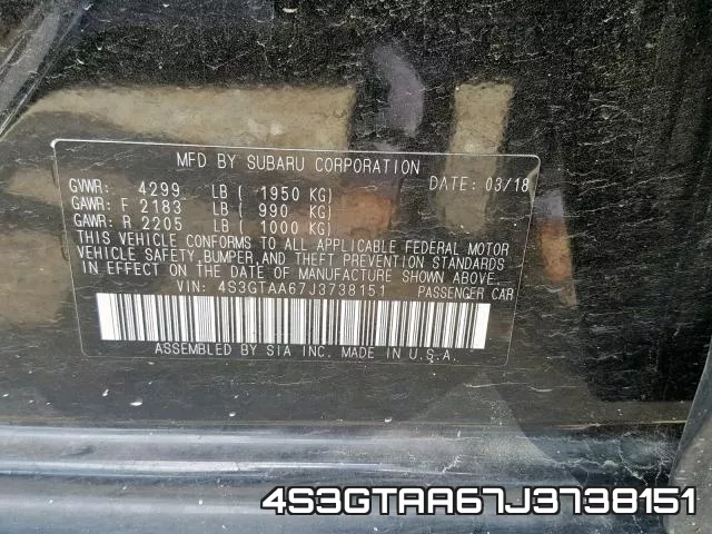 4S3GTAA67J3738151