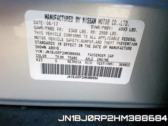 JN1BJ0RP2HM388684
