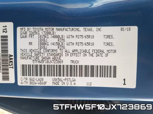 5TFHW5F10JX723869