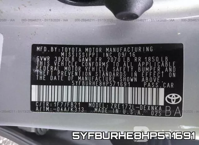 5YFBURHE8HP571691
