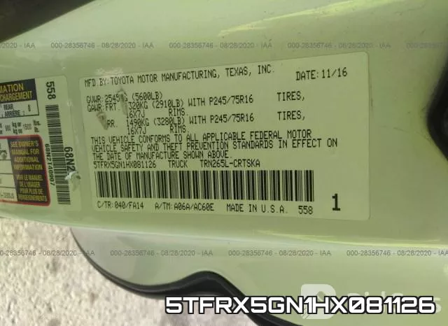 5TFRX5GN1HX081126