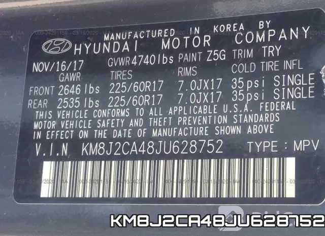KM8J2CA48JU628752
