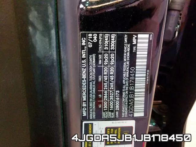 4JGDA5JB1JB178450
