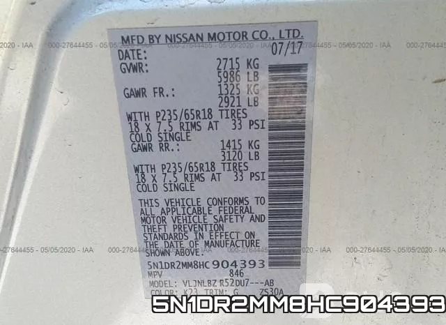 5N1DR2MM8HC904393