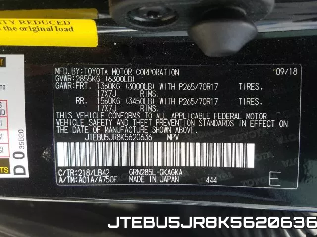 JTEBU5JR8K5620636