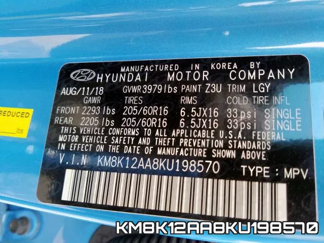 KM8K12AA8KU198570