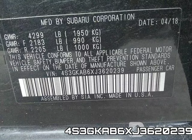 4S3GKAB6XJ3620239