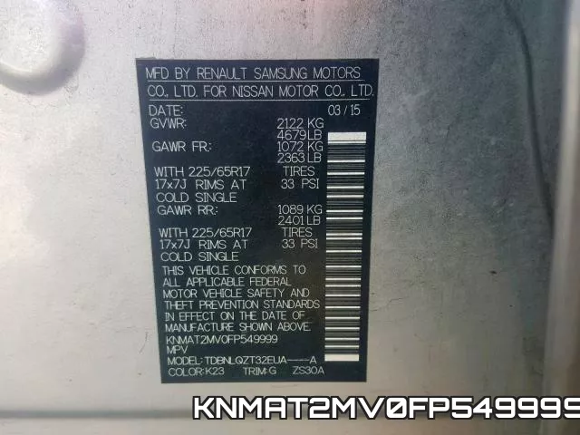 KNMAT2MV0FP549999