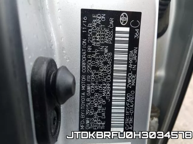 JTDKBRFU0H3034578