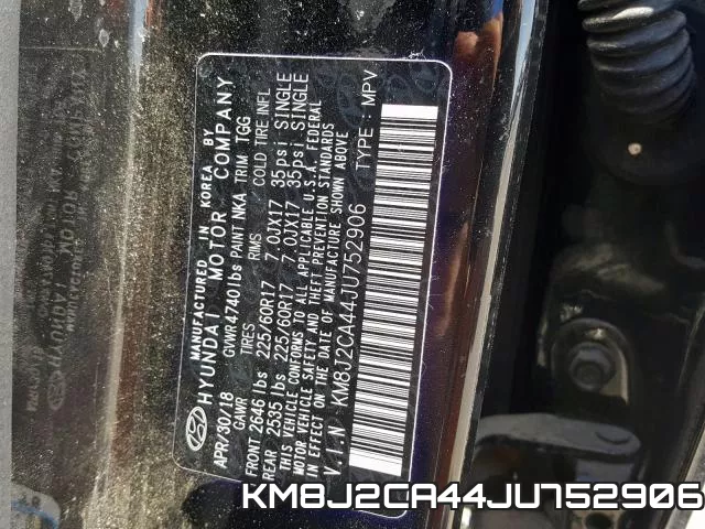 KM8J2CA44JU752906