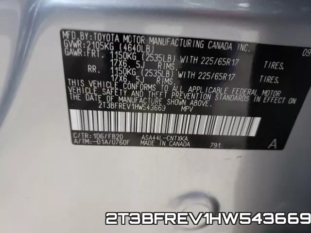 2T3BFREV1HW543669