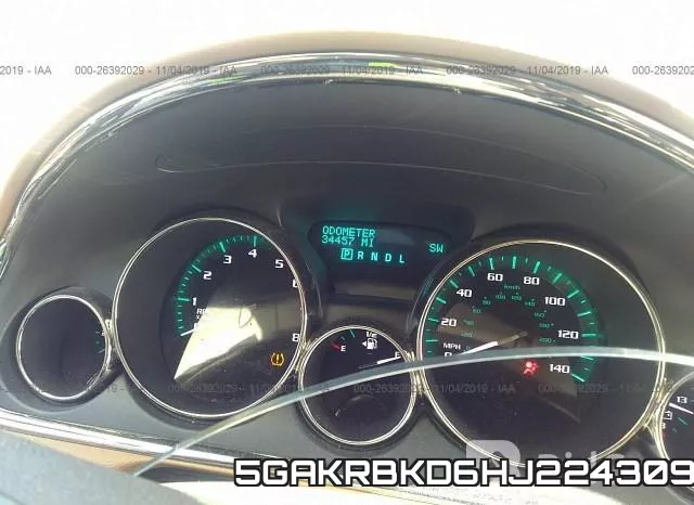 5GAKRBKD6HJ224309