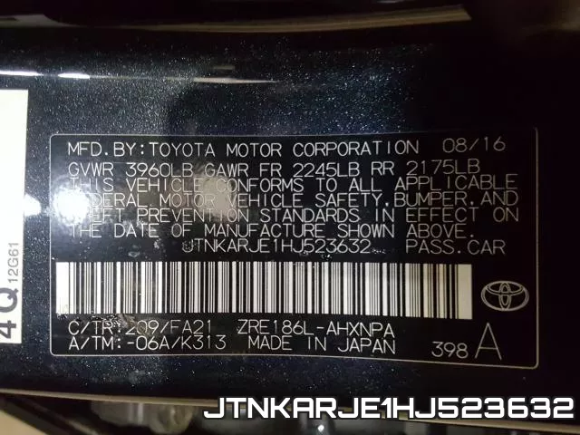 JTNKARJE1HJ523632