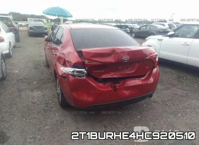2T1BURHE4HC920510