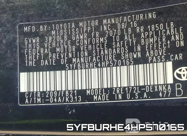 5YFBURHE4HP570165