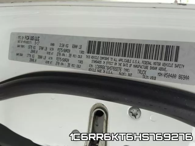 1C6RR6KT6HS769276