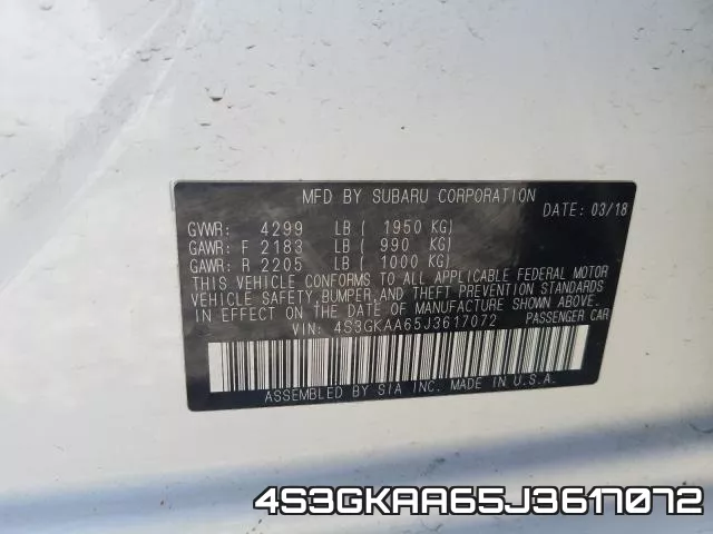 4S3GKAA65J3617072