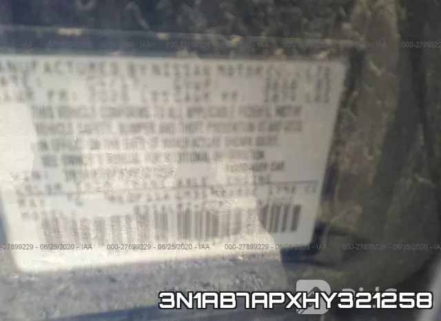 3N1AB7APXHY321258