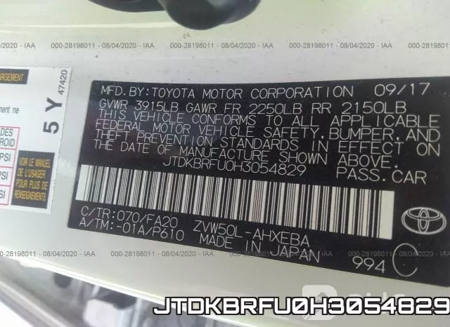 JTDKBRFU0H3054829