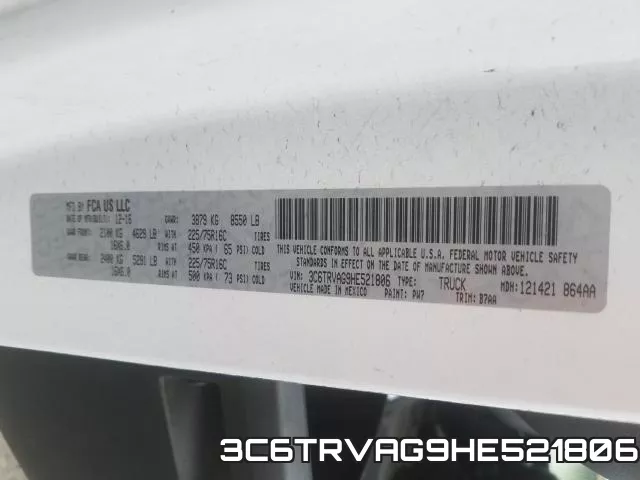 3C6TRVAG9HE521806