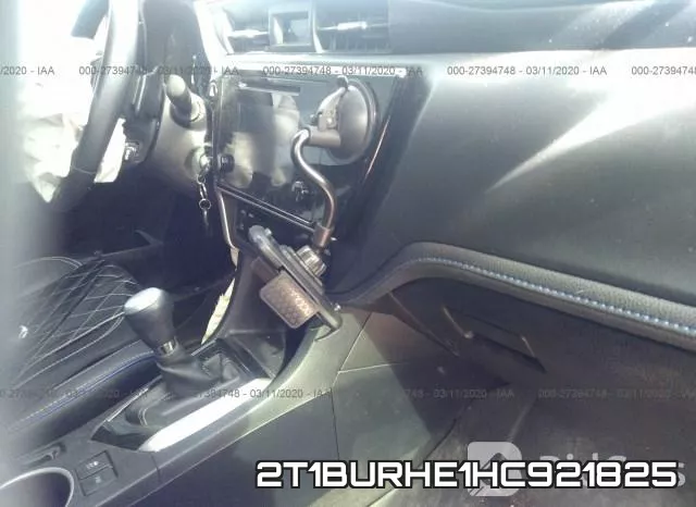 2T1BURHE1HC921825