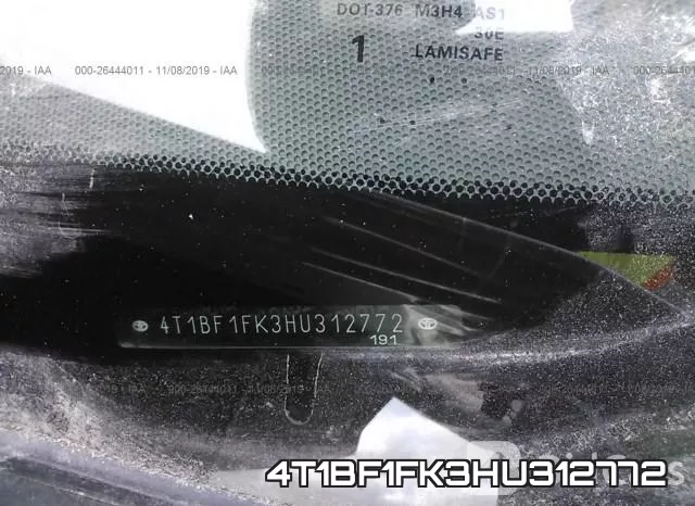 4T1BF1FK3HU312772