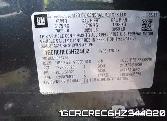1GCRCREC6HZ344820