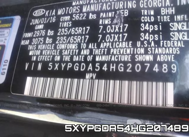 5XYPGDA54HG207489
