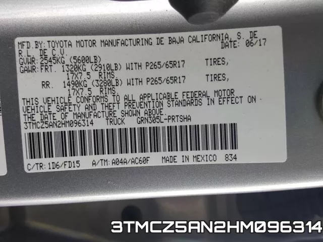 3TMCZ5AN2HM096314