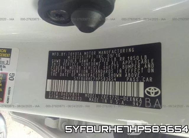 5YFBURHE7HP583654