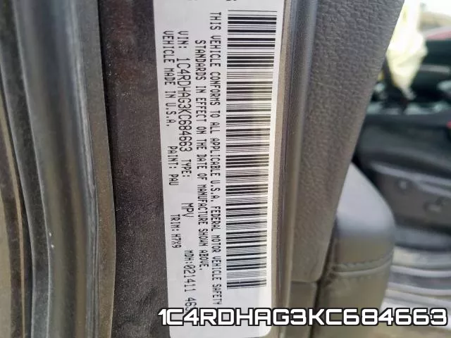 1C4RDHAG3KC684663
