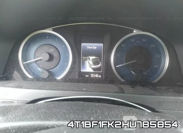 4T1BF1FK2HU785854