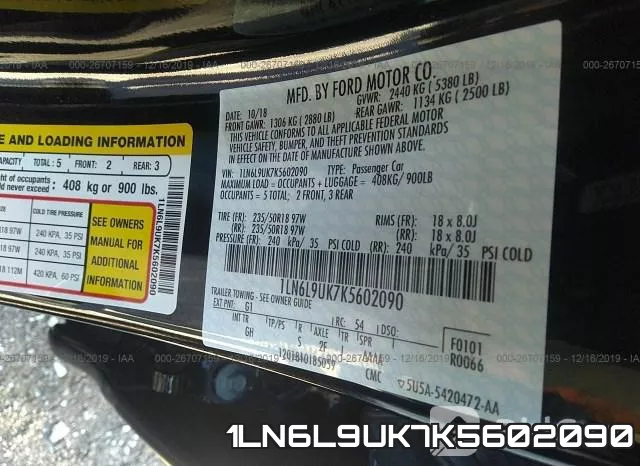1LN6L9UK7K5602090
