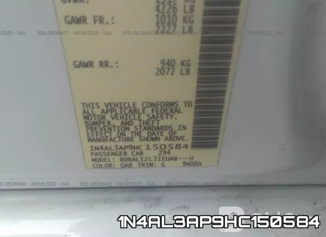 1N4AL3AP9HC150584