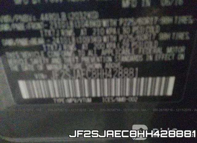 JF2SJAEC8HH428881