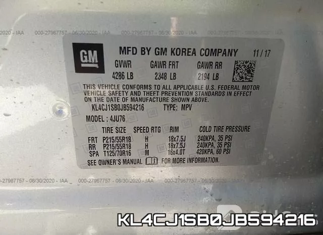KL4CJ1SB0JB594216