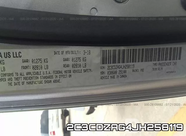 2C3CDZAG4JH258119