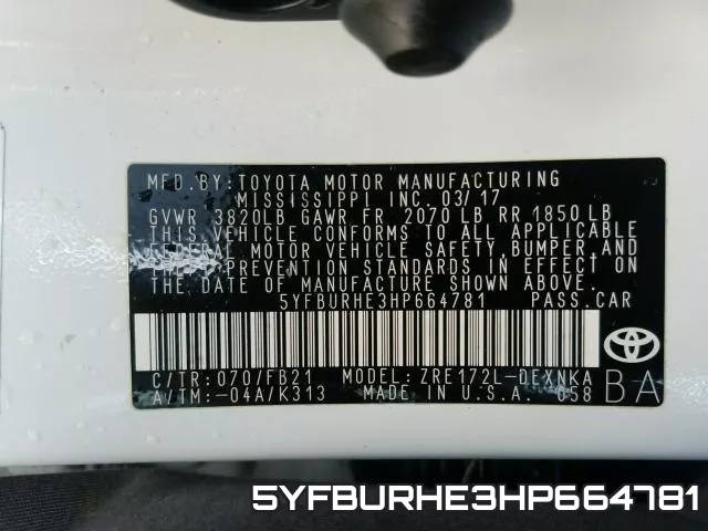 5YFBURHE3HP664781