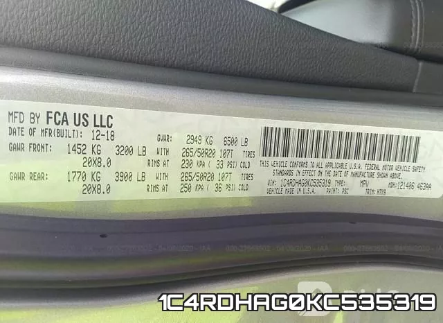 1C4RDHAG0KC535319_9.webp