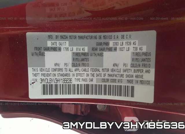 3MYDLBYV3HY185636