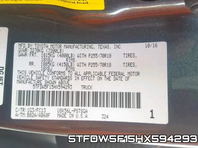 5TFDW5F15HX594293