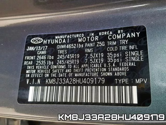 KM8J33A28HU409179