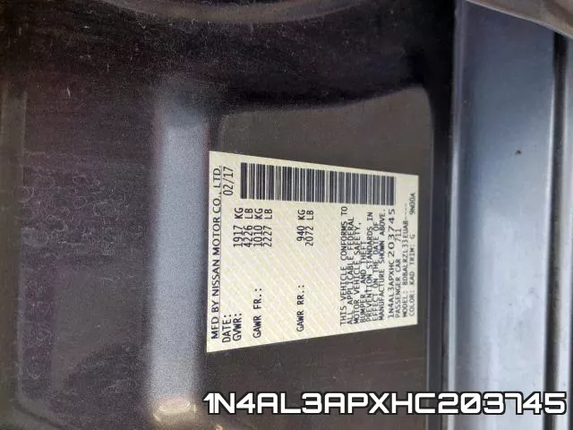 1N4AL3APXHC203745