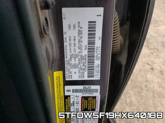 5TFDW5F19HX640188