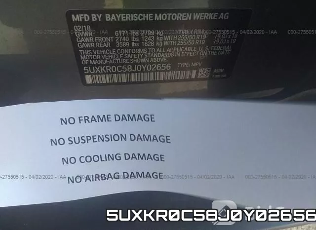 5UXKR0C58J0Y02656